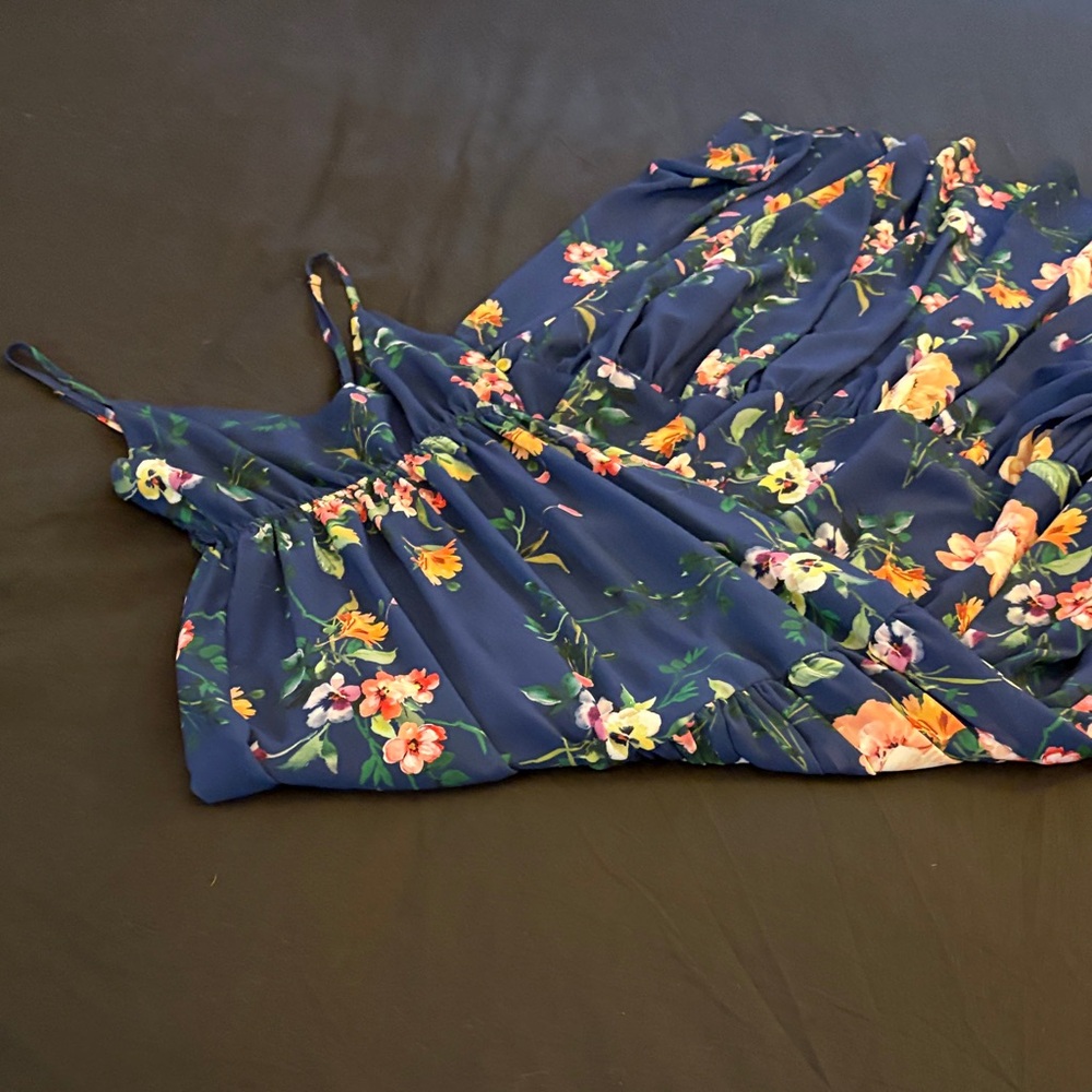 Yumi Kim Darling Tiered Maxi Dress Symphony Navy Color-XS - Picture 3 of 16